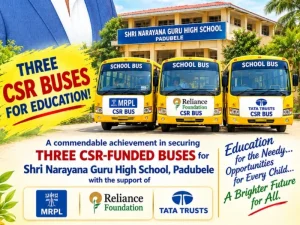 csr funded buses forpadubelle school